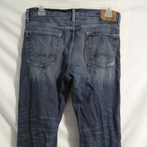AMERICAN EAGLE | 34 x 32 | Bootcut Subtle Distressed Blue Denim - Jeans - Picture 13 of 16